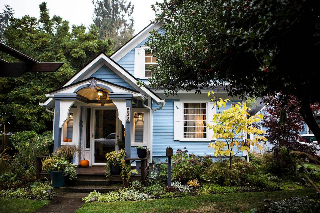 Wendy Keenes and Tim Schultzs Monroe home is on the Monroe Historic Homes Tour. (Ian Terry / The Herald)
