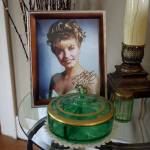 A photo of Laura Palmer, the murdered prom queen in the Twin Peaks series, is among the tributes in the Rebers home in Everett. (Kevin Clark / The Herald)