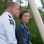 The worlds toughest grieving mother (Frances McDormand) questions a beleaguered sheriff played by Woody Harrelson in Three Billboards Outside Ebbing, Missouri.(Fox Searchlight Pictures)