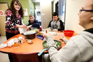 Coming together as family