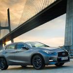 The dramatic design of the all-new Infiniti QX30 premium crossover makes it a standout among the competition. (Manufacturer photo)