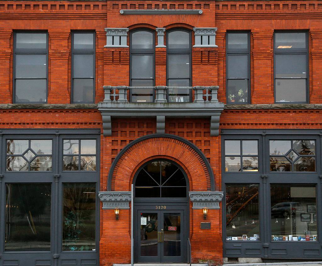 The McCabe building at 3120 Hewitt Ave. was built in 1892 and once housed the Castle Tavern. (Dan Bates / The Herald)