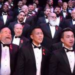 The Seattle Mens Chorus A Sassy Brassy Holiday Concert is Dec. 16 at Historic Everett Theatre. Neil Hoyt of Everett is at left, second row up. (Seattle Mens Chorus photo)