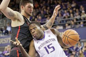 Improvement of Huskies’ posts to be tested vs. No. 2 Kansas