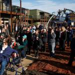 The playground area of Housing Hopes new Twin Lakes Landing housing project is seen during a public gathering to celebrate its opening on Friday, Dec. 8. (Ian Terry / The Herald)