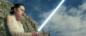 Lucasfilm                                Daisy Ridley stars as Rey in Star Wars: The Last Jedi.