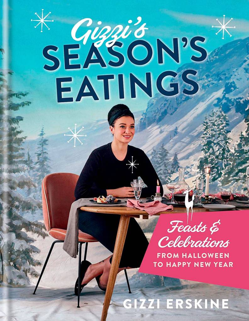 Gizzis Seasons Eatings by Gizzi Erskine is a collection of festive dishes for holidays spanning Halloween to New Years Eve. (Mitchell Beazley)