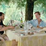 From left, Amira Casar as Annella, Michael Stulhbarg as Mr. Perlman, Armie Hammer as Oliver and Timothee Chalamet as Elio in enjoy a villa in Italy in Call Me By Your Name. (Sony Pictures Classics)
