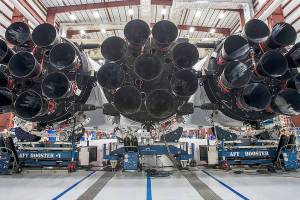 SpaceX unveils new Falcon Heavy rocket before January launch