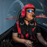 Lt. Col. John Klatt dips his Extra 300L aerobatic plane into a roll while flying over Puget Sound on Aug. 3 in preparation for the annual Seafair air show in Seattle. (Ian Terry / The Herald)