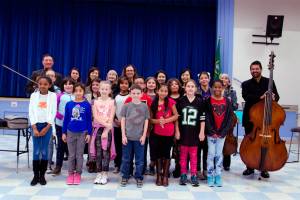 Orchestra brings show to school