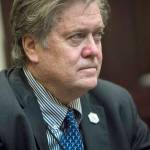 Stephen Bannon stepped down as executive chairman of Breitbart News Network on Tuesday. (Jabin Botsford / Washington Post, file)