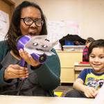 Preschoolers learn STEM skills from ‘The Three Little Pigs’