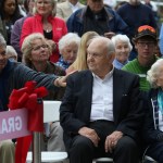 Andy Bronson / The Herald                                Floyd Jones attends the grand opening of the Stanwood-Camano YMCA in 2016.