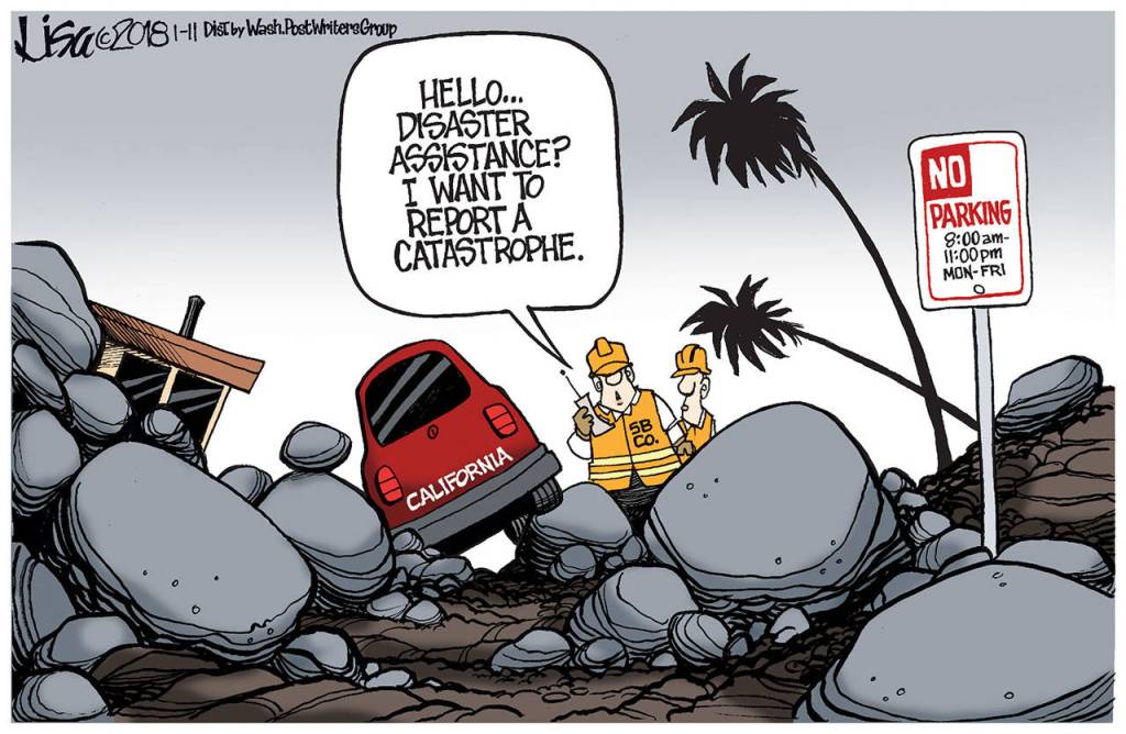 Editorial cartoons for Sunday, Jan. 14