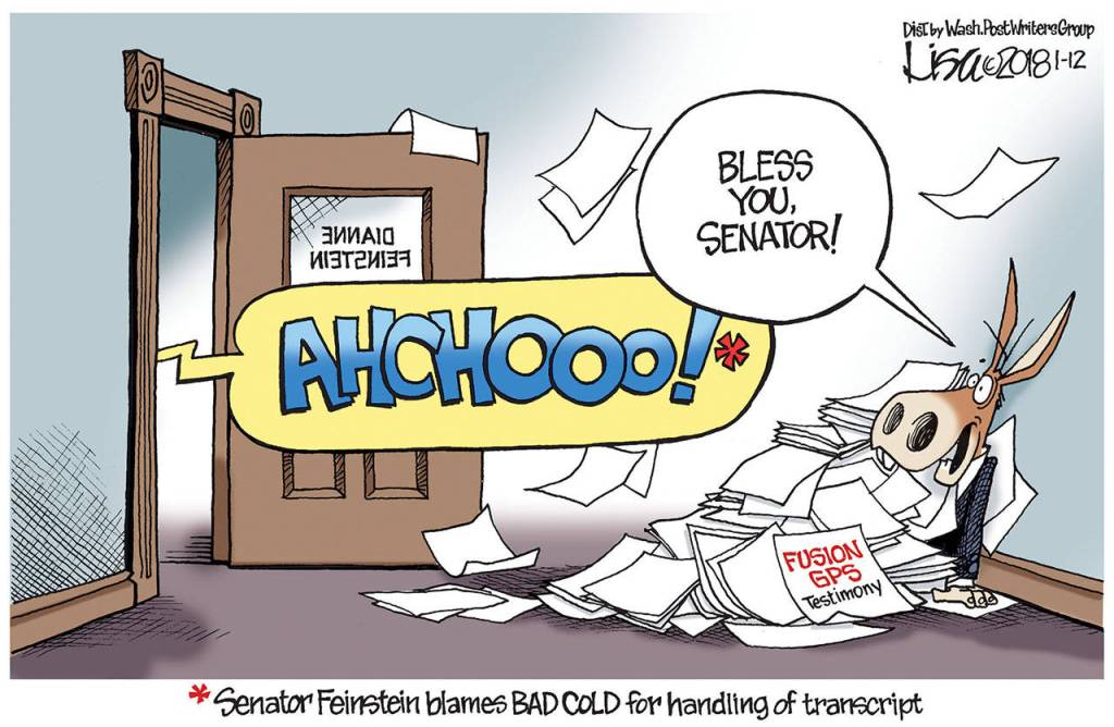 Editorial cartoons for Sunday, Jan. 14