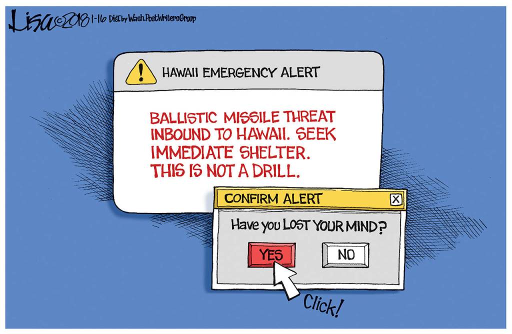 Editorial cartoons for Thursday, Jan. 18