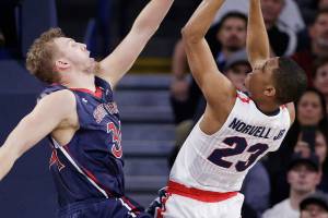 No. 13 Gonzaga falls to rival Saint Mary’s 74-71
