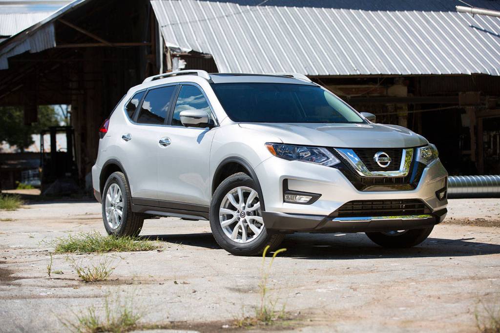 The 2018 Nissan Rogue offers a new ProPILOT Assist driver assistance system designed to keep the car lane-centered, at a set speed and a set distance from the vehicle ahead. (Manufacturer photo)
