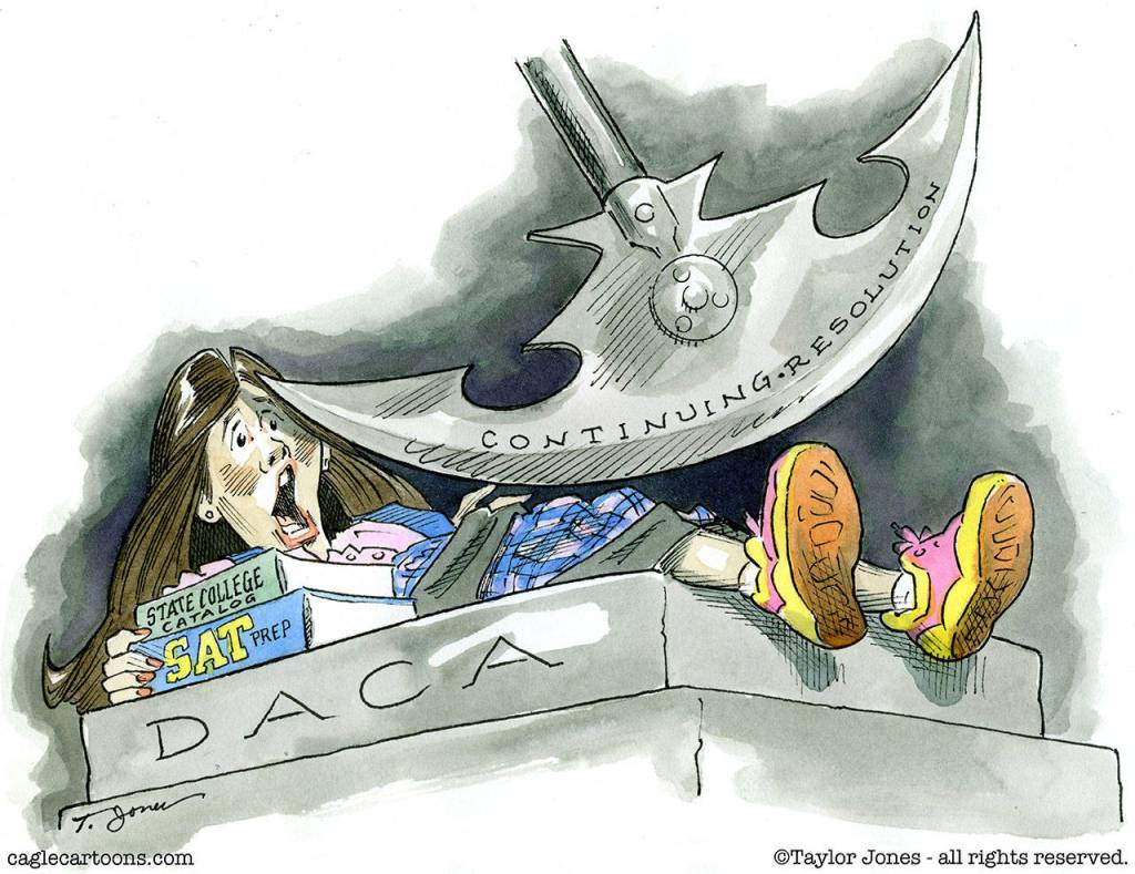 Editorial cartoons for Tuesday, Jan. 23