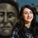 Heritage High School senior Kimberly Smoley, is now a cheerleader, plays volleyball, and is on ASB. Shes studying cosmetology through Running Start. Shot on Monday, Jan. 22, 2018 in Tulalip Reservation, Wa. (Andy Bronson / The Herald)