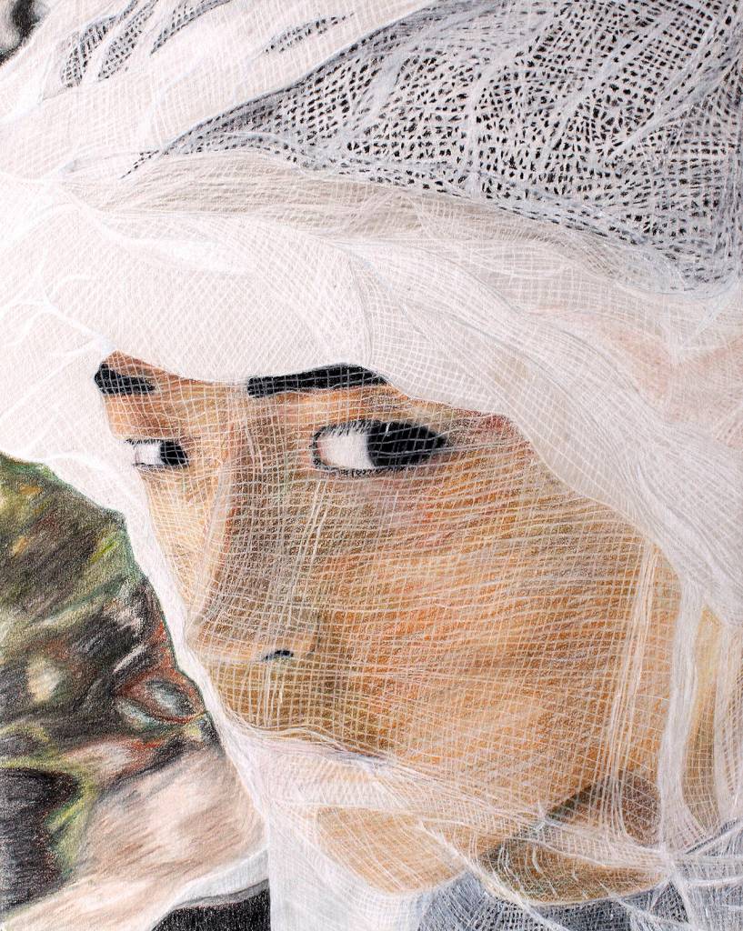 Self Portrait by Jaeden Tongco, Kamiak High School (Schack Art Center)