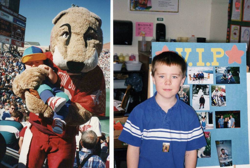 His decision to attend Washington State University seemed preordained. Ryan Summers was a baby when in the arms of Cougar mascot Butch and wore WSU onesies before he could talk. (Family photo)