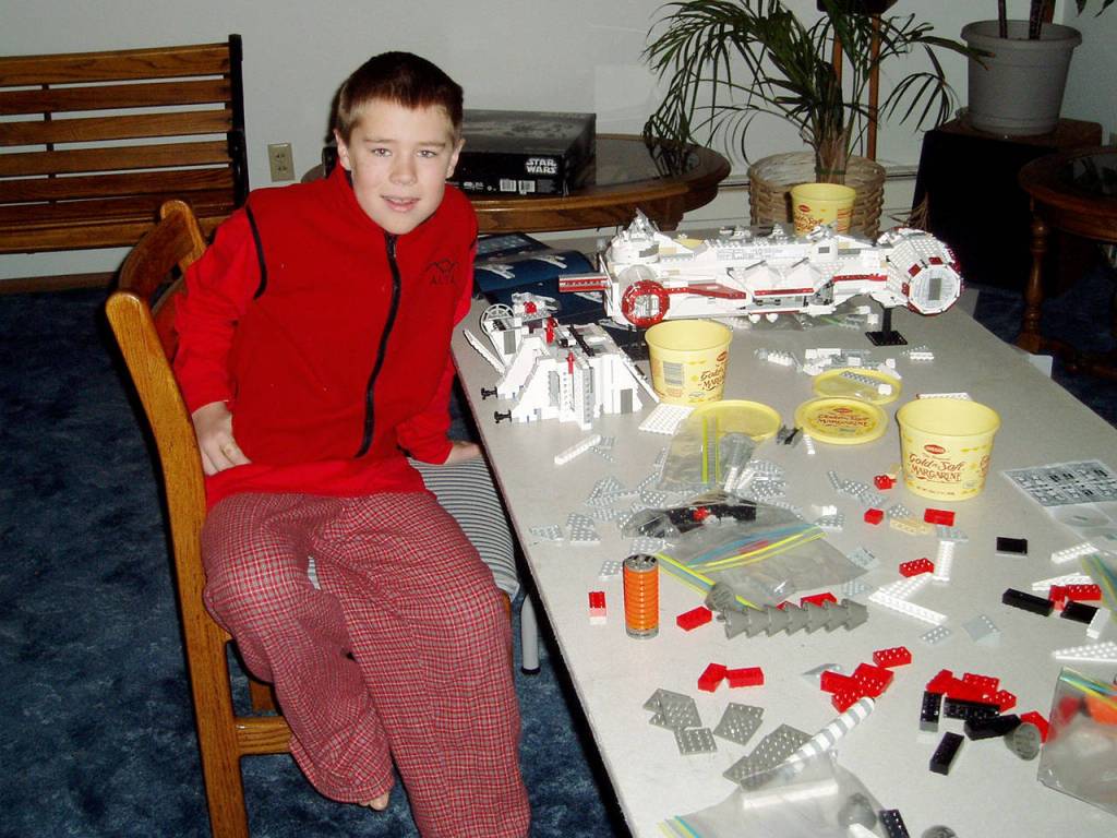 Ryan Summers was interested in engineering and robots as a child and spent a lot of time building with LEGOs. (Family photo)