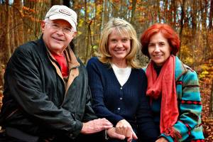 Dennis and Karen Vinar (left and right) with their daughter, Jean Voxland. The couple gave their newborn daughter up for adoption when they were teenagers in 1961. Decades later, the former high school sweethearts were married in Everett in 2015. They have written a book about being reunited and finding their daughter. (Courtesy Karen and Dennis Vinar)