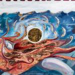 Swimming Pool Sun is one of Abigail Dahls latest works and her current favorite. Its a 4-by-2 oil painting.