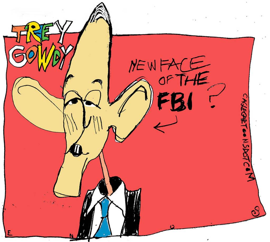 Editorial cartoons for Monday, Feb. 5