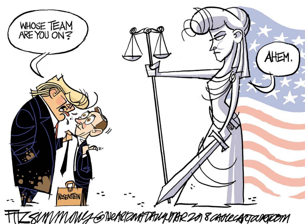 Editorial cartoons for Monday, Feb. 5