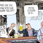 Editorial cartoons for Monday, Feb. 5