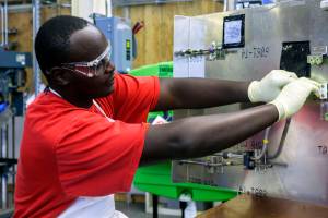 Boeings six-week Fabrication internship has hosted about 120 high school interns over the last five years.