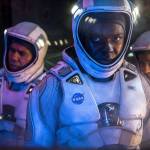 John Ortiz, from left, David Oyelowo and Gugu Mbatha-Raw in The Cloverfield Paradox, third film in the franchise, streaming now on Netflix. (Scott Garfield/Netflix)