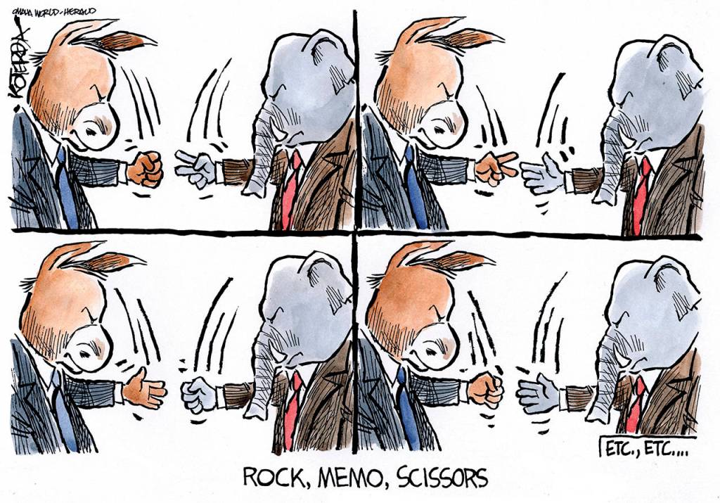 Editorial cartoons for Thursday, Feb. 8