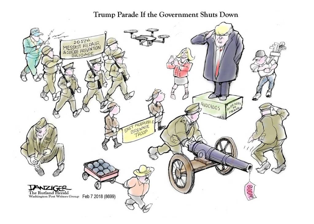 Editorial cartoons for Sunday, Feb. 11