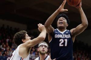 No. 12 Gonzaga snaps No. 11 St. Mary’s 19-game win streak