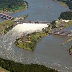 This June 3, 2011, file photo shows the Bonneville Dam on the Columbia River near Cascade Locks, Oregon. (AP Photo/Rick Bowmer, File)