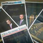 Donald Trump Jrs Trump Towers ads are seen in major newspapers in New Delhi, India, on Tuesday. (AP Photo/Manish Swarup)
