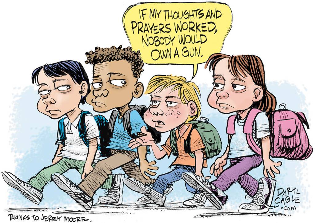 Editorial cartoons for Thursday, Feb. 22