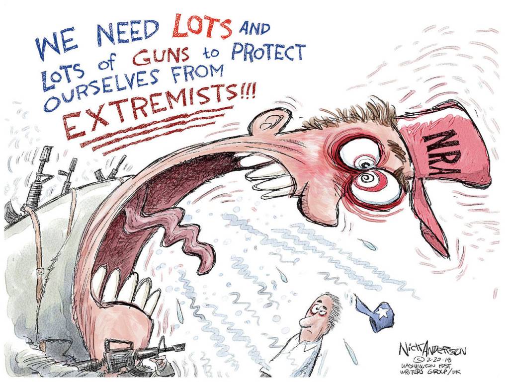 Editorial cartoons for Thursday, Feb. 22