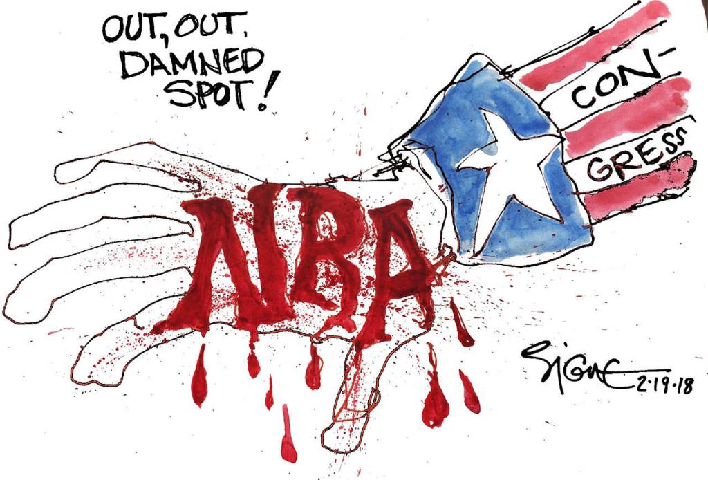 Editorial cartoons for Thursday, Feb. 22