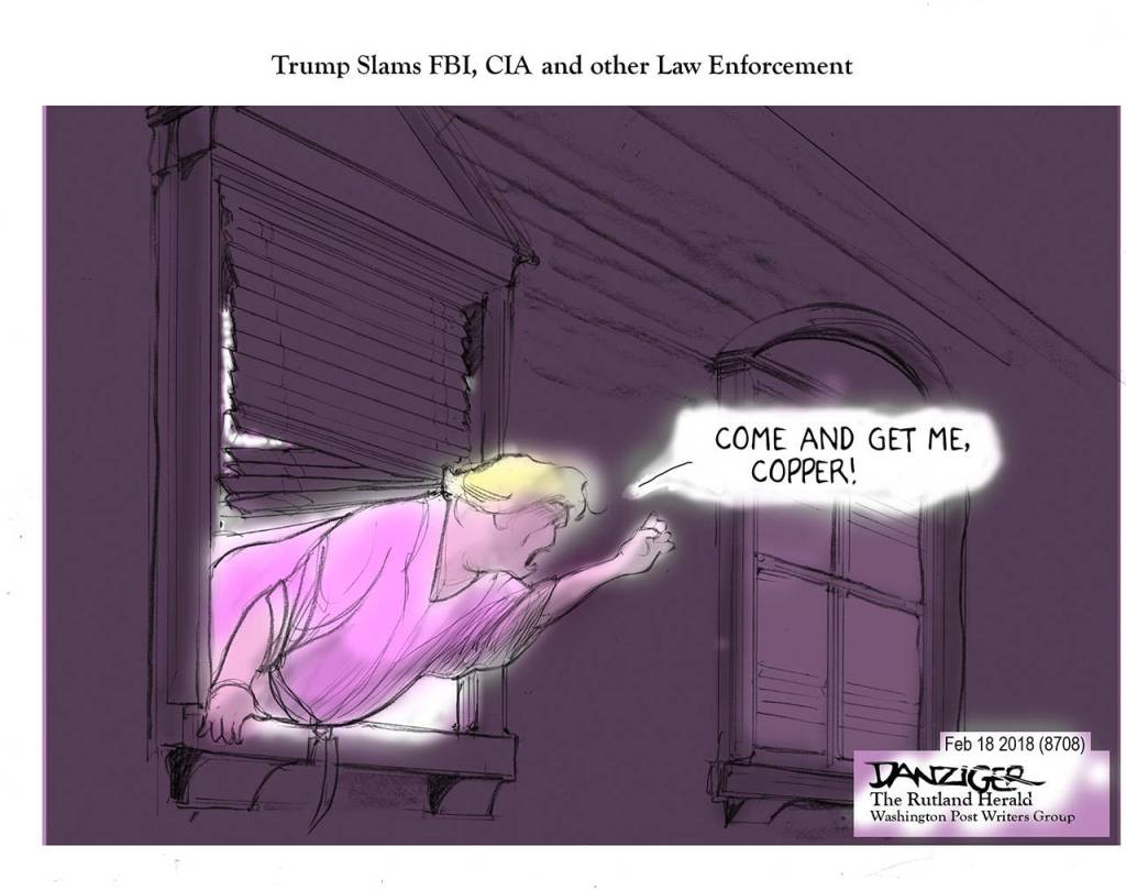 Editorial cartoons for Thursday, Feb. 22