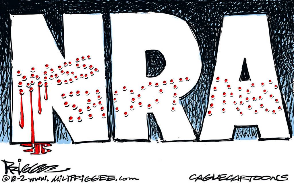 Editorial cartoons for Saturday, Feb. 24