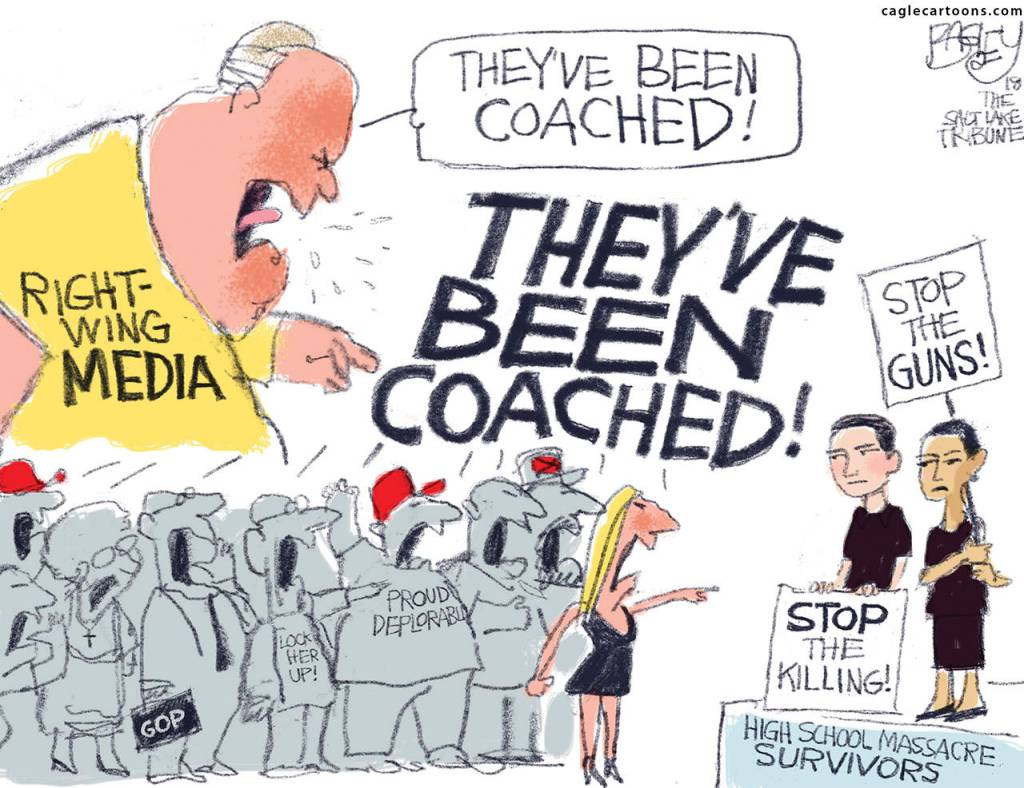Editorial cartoons for Saturday, Feb. 24
