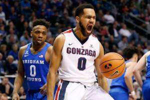 No. 6 Gonzaga beats BYU to clinch WCC regular-season title