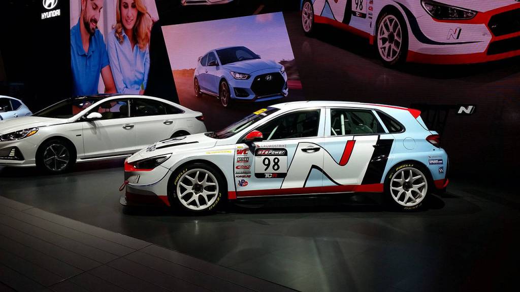 Hyundai annouced its partnership with Bryan Herta Autosport to compete in the Touring Car Racing class, creating racecars from the companys new N performance models. (Mary Lowry / For The Herald)