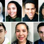 Top row L-R: Aumnia Alissa, Jacy Allen, Davis Eubanks, Michelle Garcia-Burgos; bottom row L-R: Jonathan Lopez, Esther Martinez, David Trach. (Rikki King / The Herald)