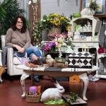 Nicolette Sigler is surrounded by items she will bring to the Everett Home & Garden Show. The show will be at the Angel of the Winds Arena from March 9-11. (Andy Bronson / The Herald)